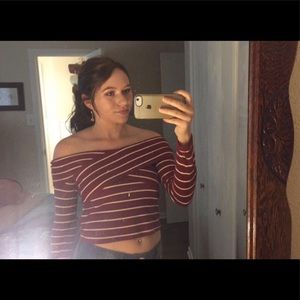 Off the shoulder top